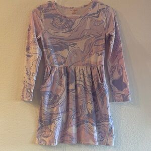Cat & Jack Swirl Patterned Kids Dress